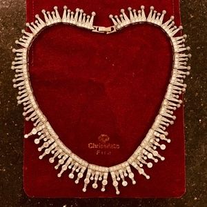 Gorgeous Vintage Sterling Silver Choker Necklace